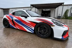 Custom Porsche Cayman Wrap in San Antonio by MC Wraps
