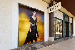 Dior Storefront Window Wrap by MC Wraps