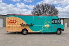 Lucky Patty Truck Wrap in San Antonio by MC Wraps