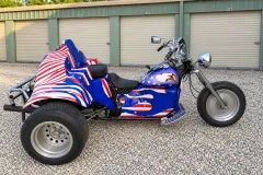 Custom Patriotic Trike Wrap by MC Wraps
