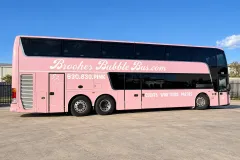 Pale Pink Wrap for Brookes Bubble Bus in New Braunfels by MC Wraps