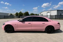 Pastel Pink Maybach Wrap in San Antonio by MC Wraps