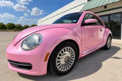 Pearlescent Pink Beetle Wrap in San Antonio by MC Wraps