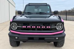 Black and Pink Bronco Wrap in San Antonio by MC Wraps