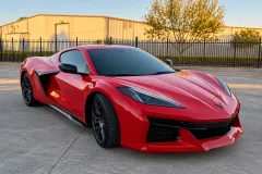 Glossy Red Corvette Wrap in San Antonio by MC Wraps