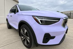 Lavender Volvo Wrap in San Antonio by MC Wraps