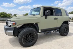 Matte Olive FJ Cruiser Wrap in San Antonio by MC Wraps