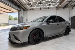 Satin Graphite Camry Wrap in San Antonio by MC Wraps