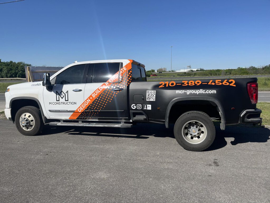 Truck Wrap Designs by MC Wraps, Inc. in San Antonio