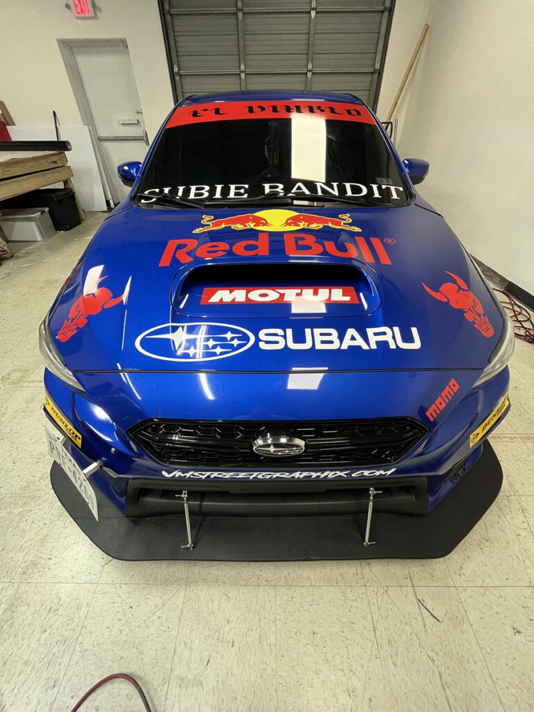 Race Car Vinyl Graphics by MC Wraps