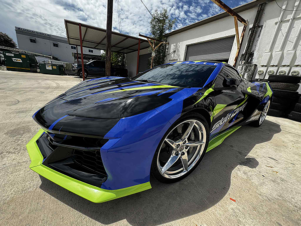 Corvette Wraps in San Antonio by MC Wraps