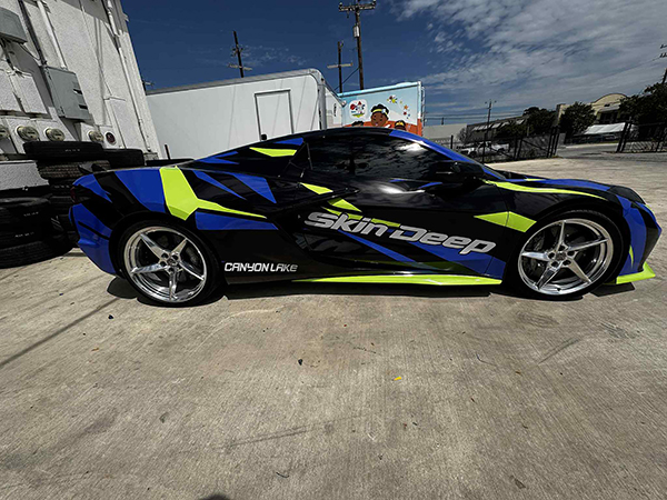 Corvette Wraps in San Antonio by MC Wraps