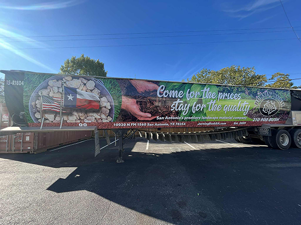 Tractor Trailer Wraps in Austin and San Antonio by MC Wraps Inc