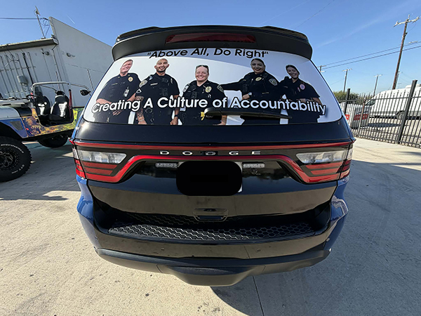Police Vehicle Wraps in Austin and San Antonio by MC Wraps Inc