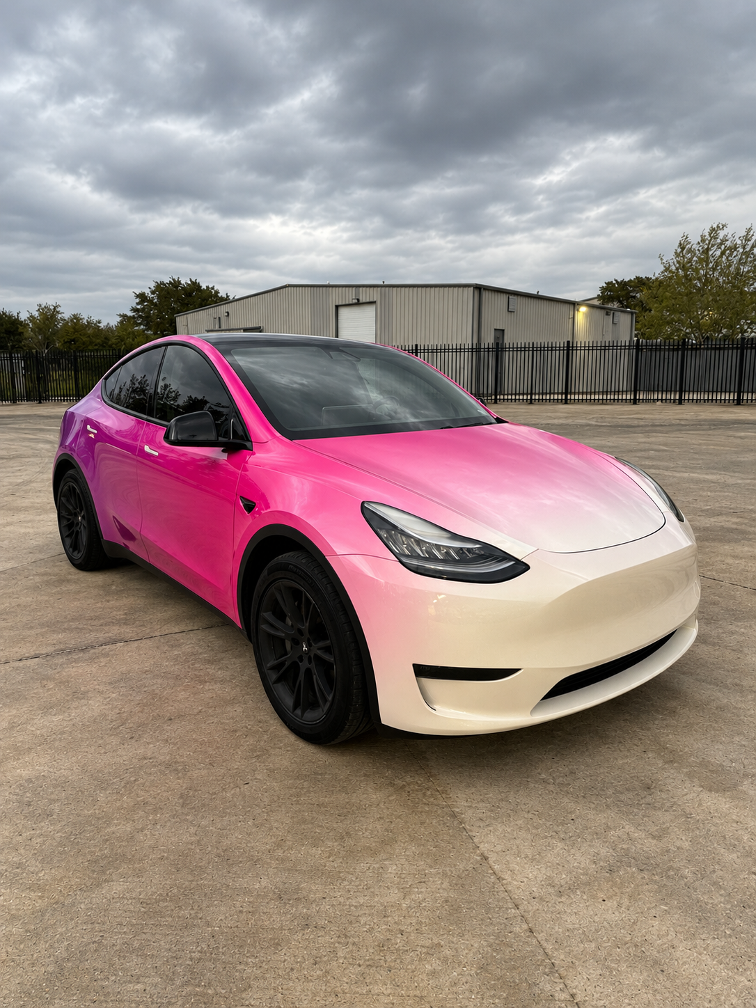 Color Shifting Tesla Model Y Wrap in San Antonio by MC Wraps