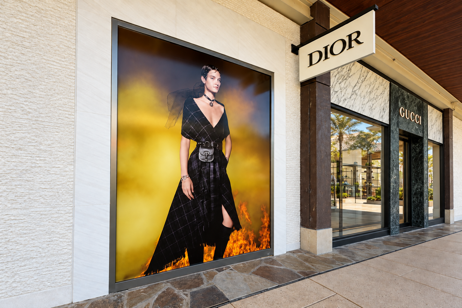Dior Storefront Window Wrap by MC Wraps Dior Storefront Window Wrap by MC Wraps