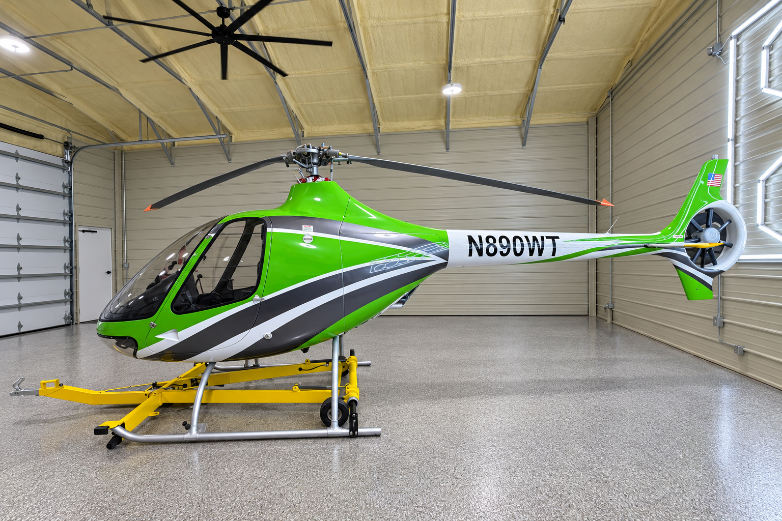 Lime-Wrapped Helicopter by MC Wraps Lime-Wrapped Helicopter by MC Wraps
