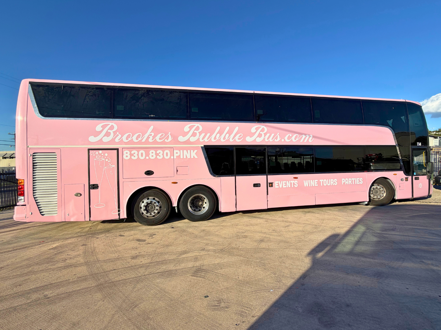 Pink Bus Wraps in San Antonio by MC Wraps