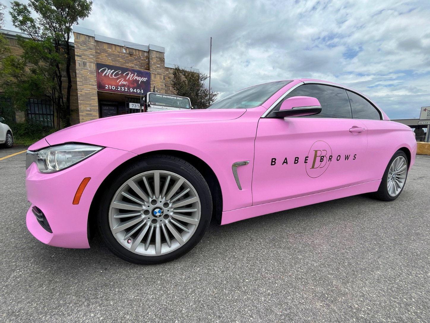 Pink Car Wraps in San Antonio by MC Wraps