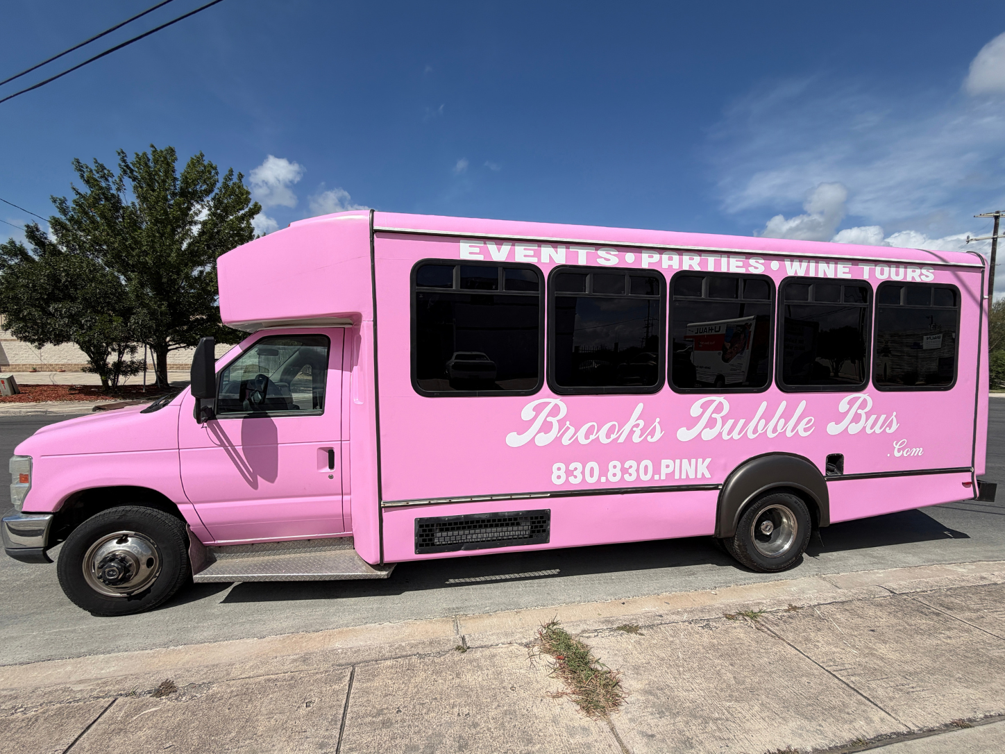 Pink Van Wraps in San Antonio by MC Wraps