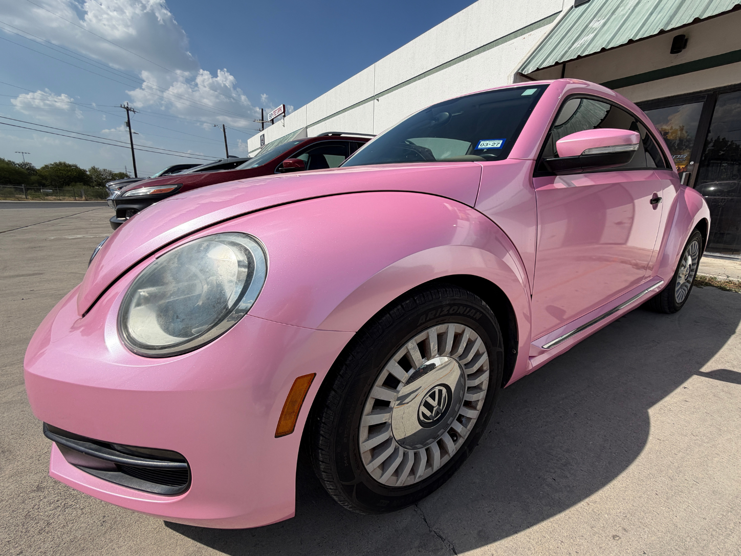 Pink Vehicle Wrap in San Antonio by MC Wraps