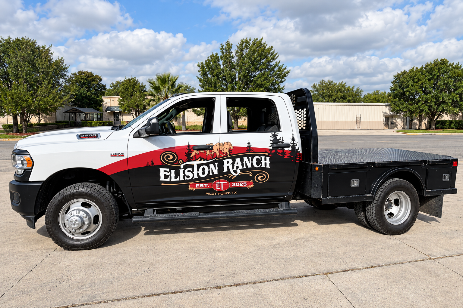 RAM Flatbed Wrap by MC Wraps RAM Flatbed Wrap by MC Wraps