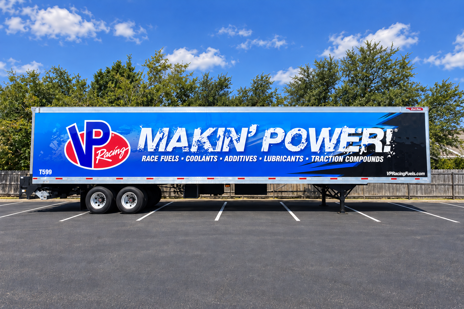 VP Racing Tractor Trailer Wrap in San Antonio by MC Wraps